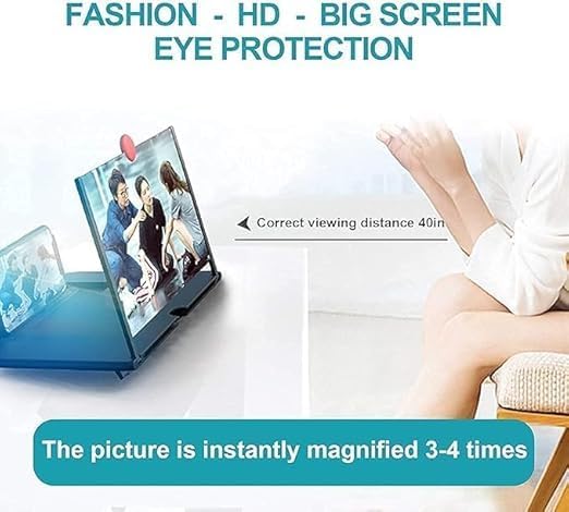 3D HD Screen Magnifier & Phone Holder – Screen @399-/