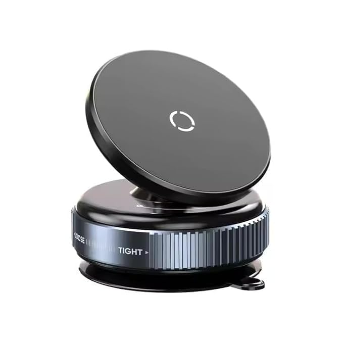 360 Magnetic Mobile Phone Holder with Vacuum Suction-P @399-/