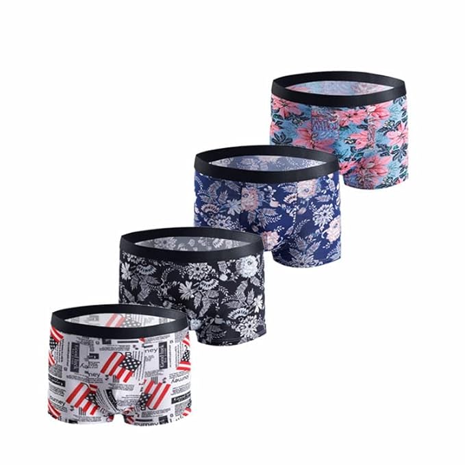 Men’s Ice Silk Underwear Boxer Briefs @499-/