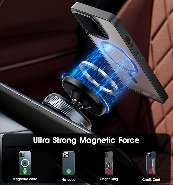 360 Magnetic Mobile Phone Holder with Vacuum Suction-P @399-/