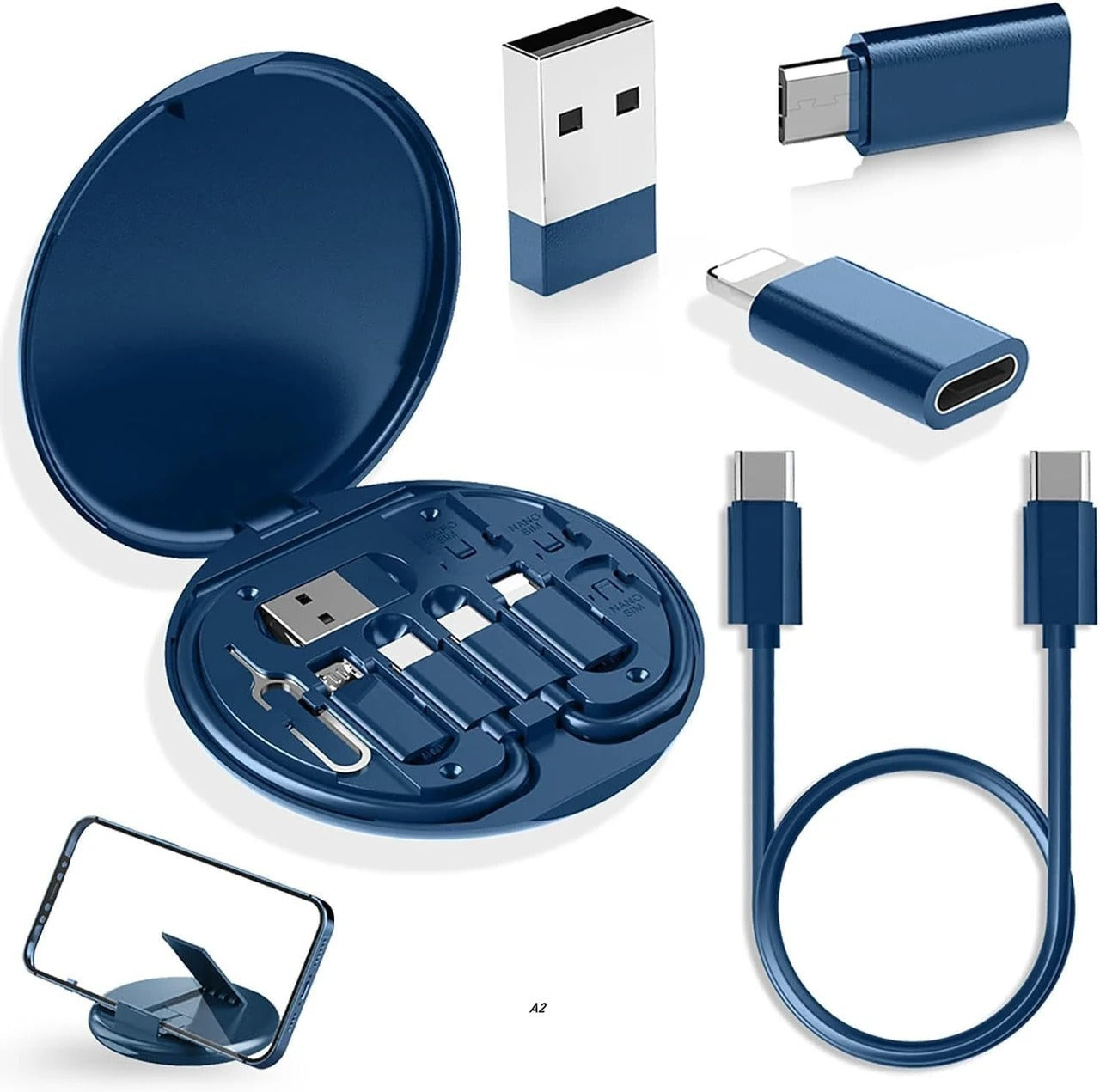 8-in-1 Multi-Connector Fast Charging Cable Kit-UB-#-@399-/