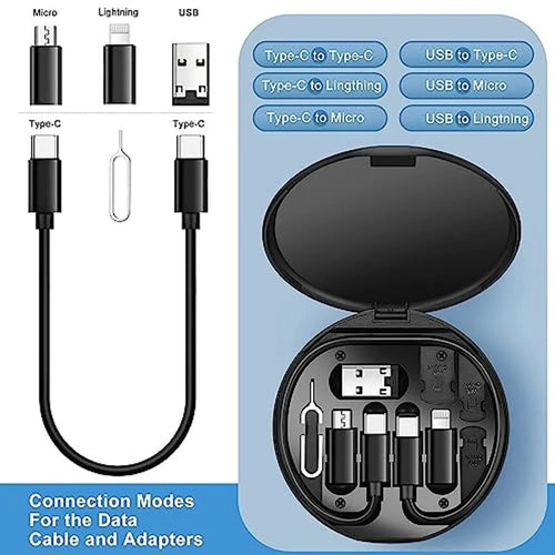 8-in-1 Multi-Connector Fast Charging Cable Kit-UB-#-@399-/